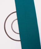 Turquoise Plain Slub Cotton Fabric