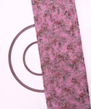 Pink Colour Floral Design Organza Silk Fabric