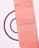 Peach Fruit Colour Plain Tissue Organza Fabric