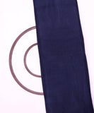 Navy Blue Colour Plain Tissue Organza Fabric