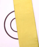 Light Yellow Colour Plain Tissue Organza Fabric