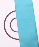 Sky Blue Colour Plain Tissue Organza Fabric