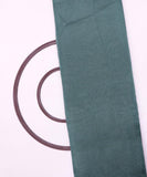 Rust Green Colour Plain Tissue Organza Fabric