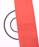 Peach-Orange Colour Plain Tissue Organza Fabric