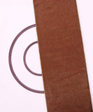 Brown Colour Plain Tissue Organza Fabric