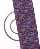 Multicolor Polka Pattern Crepe Fabric