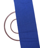 Blue Colour Plain Jute Fabric