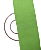 Light Green Colour Plain Jute Fabric