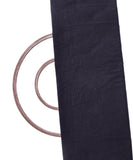 Navy Blue Colour Plain Corduroy Fabric