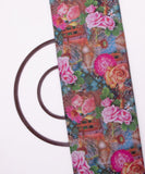Multi Color Floral Design Cotton Digital Print Fabric