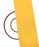 Lemon Yellow Colour Plain Cotton Silk Fabric