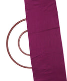 Burgundy Colour Plain Cotton Silk Fabric