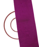 Dark Purple Colour Plain Raw Silk Fabric
