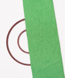 Kelly Green Colour Plain Raw Silk Fabric