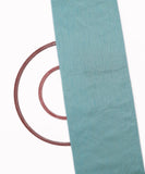 Light Blue Colour Two Tone  Plain Raw Silk Fabric