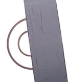 Grey Colour Plain Paper Silk Fabric