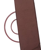 Brown Colour Plain Paper Silk Fabric