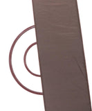 Brown Colour Two Tone Plain Paper Silk Fabric