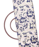 Blue Colour Floral Pattern Gota Brocade Silk Fabric