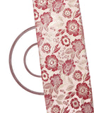 Maroon Colour Floral Pattern Gota Brocade Silk Fabric