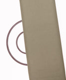 Khaki Grey Colour Plain Suede Fabric