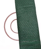 Green Colour ChikanKari Embroidery Rayon Fabric