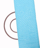 Light Blue Colour Cotton ChikanKari Embroidery Fabric