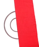 Red Colour Plain Dupion Silk Fabric