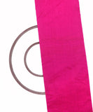 Fuschia Colour Plain Dupion Silk Fabric