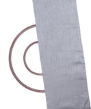Light Grey Colour Plain Dupion Silk Fabric
