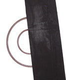 Black Colour Plain Dupion Silk Fabric
