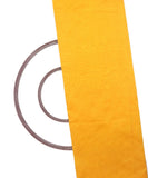 Mango Yellow Colour Plain Dupion Silk Fabric