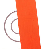 Orange Colour Plain Dupion Silk Fabric