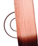 Light Peach Colour Pleated Satin Fabric
