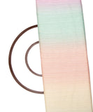 Multi Colour Ombre Pattern Zari Chiffon Fabric