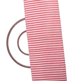 White Colour Stripes Pattern Cotton Fabric