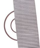Black Colour Stripes Pattern Cotton Fabric