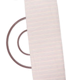 White Colour Stripes Pattern Kantha Embroidery Cotton Fabric