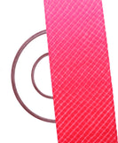 Bright Pink Colour Lehariya Print Digital Organza Fabric