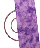 Lavender Colour Tie Dye Print Digital Organza Fabric