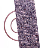Indigo Colour Traditional Print Viscose Modal Cotton Silk Fabric