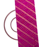 Purple Color Traditional Design Brocade Silk Fabric