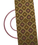 Mehandi Green Color Traditional Design Brocade Silk Fabric