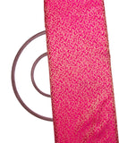 Magenta Color Jaal Design Satin Brocade Silk Fabric