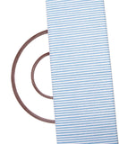 Blue Colour Stripes Pattern Khadi Fabric