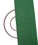 Green Colour Two Tone Plain Khadi Fabric