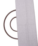 Grey Colour Two Tone Plain Khadi Lurex Fabric