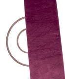 Wine Colour Plain Suede Velvet Fabric