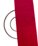 Cherry Red Colour Plain Suede Velvet Fabric