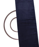Navy Blue Colour Plain Suede Velvet Fabric